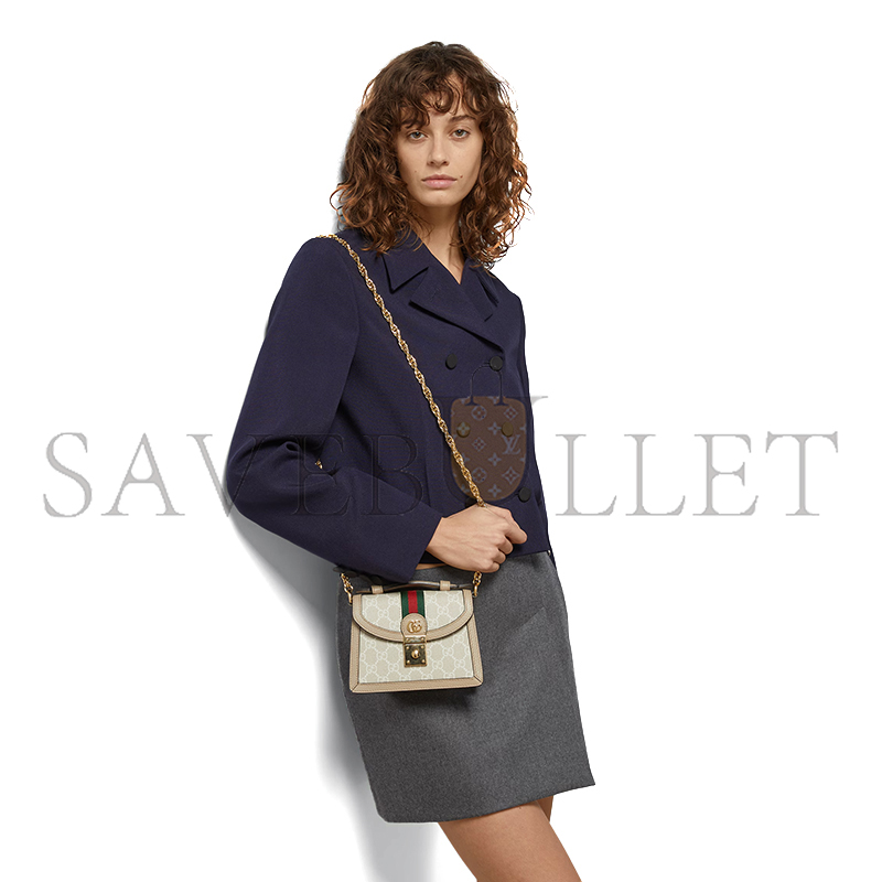 GUCCI OPHIDIA MINI TOP HANDLE BAG ‎696180 (17.5*13*6cm)